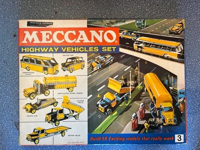 Meccano set 3 Highway Vehicles, Enlèvement