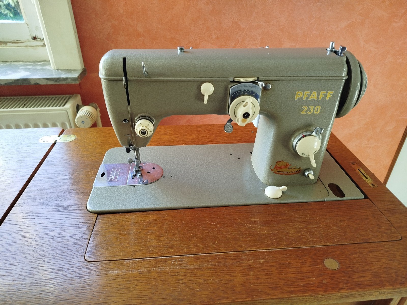 PFAFF 230 Naaimachine, Enlèvement