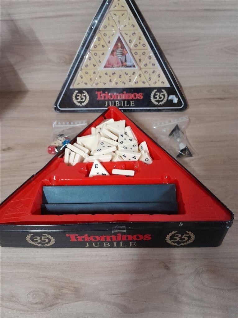Triominos Jubile in blik - s3482, Envoi, Comme neuf
