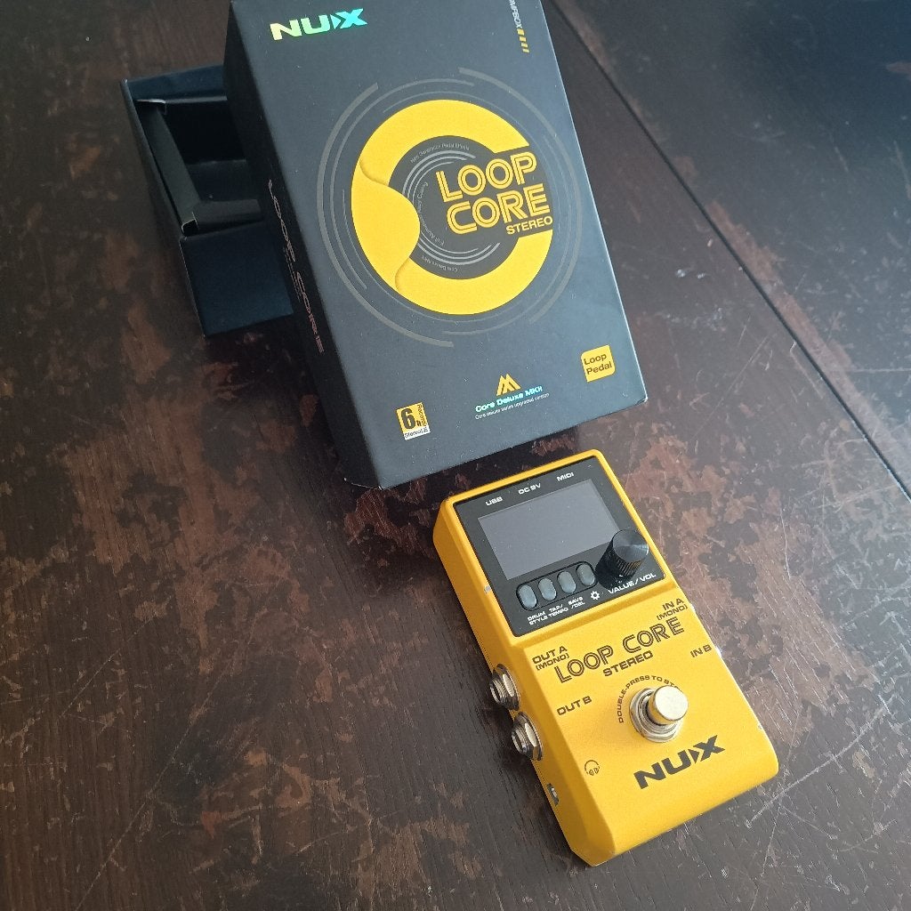 NUX LOOP CORE STEREO (LOOPER GUITARE), Musique & Instruments, Effets, Enlèvement ou Envoi, Utilisé, Autres types