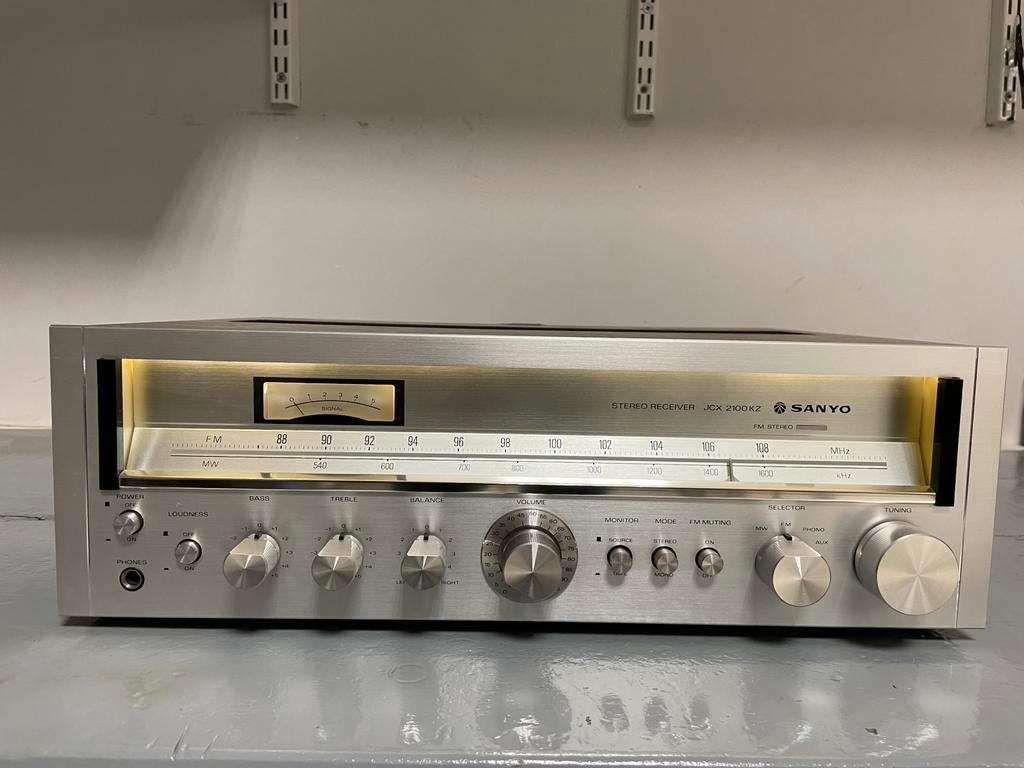 Sanyo vintage versterker, Ophalen, Stereo