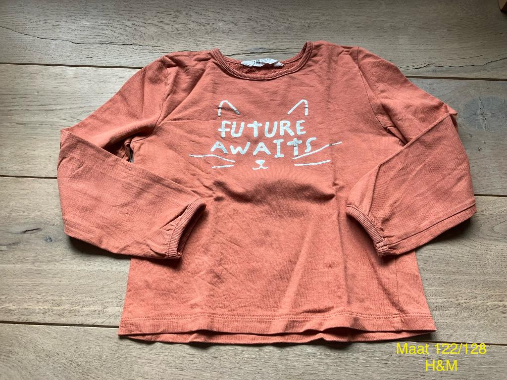 Longsleeve - H&M - Maat 122/128, Enfants & Bébés, Vêtements enfant | Taille 122, Enlèvement ou Envoi, Chemise ou À manches longues