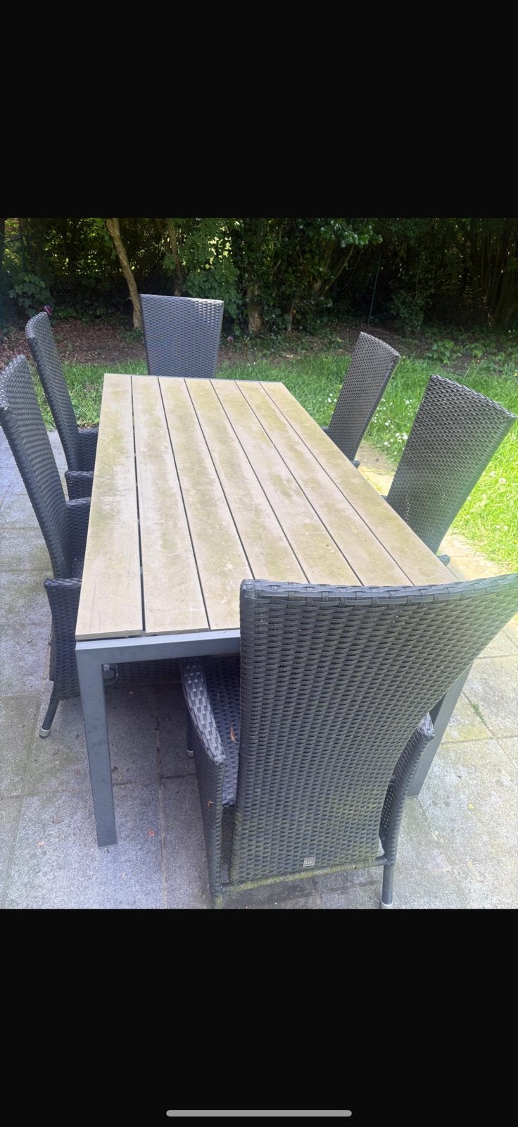 Table à manger et chaises de jardin, Enlèvement ou Envoi, Comme neuf