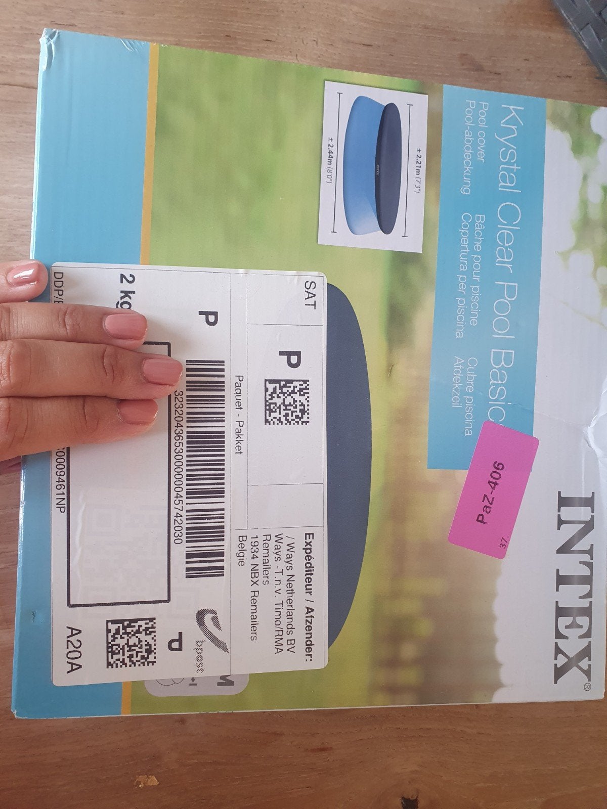 Intex zwembad afdekzeil - nieuw!, Tuin en Terras, Zwembad-toebehoren, Ophalen, Afdekzeil