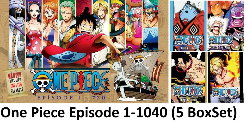 One Piece Episode 1-1040 DVD Collector Box ENG en JAP Taal, CD & DVD, Enlèvement ou Envoi, Neuf, dans son emballage, Coffret
