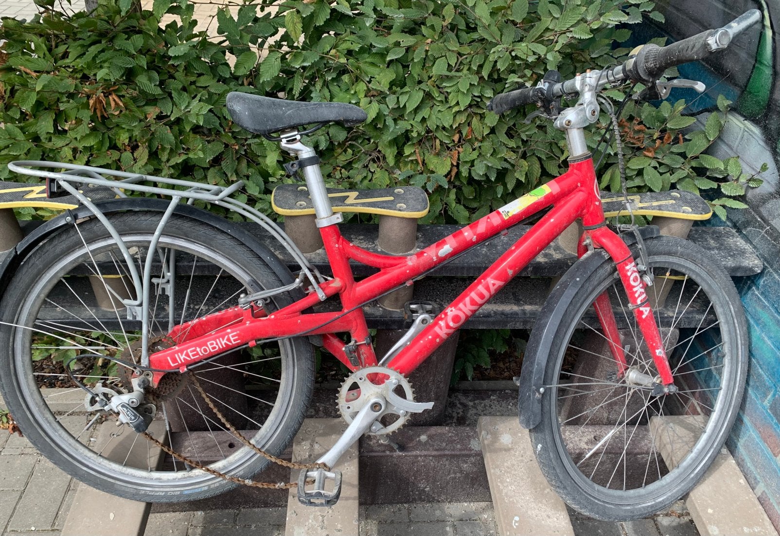 Fiets Kokua rood, Fietsen en Brommers, Ophalen, Gebruikt