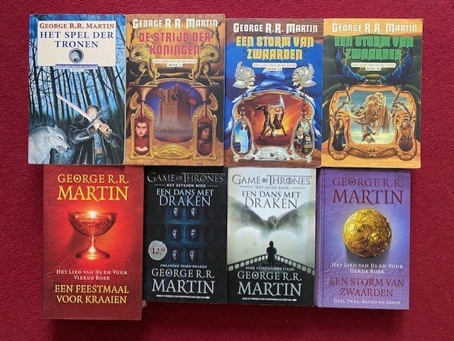 GEORGE MARTIN GAME OF THRONES/EEN SPEL DER TRONEN DIVERSE BO, Boeken, Fantasy, Ophalen of Verzenden