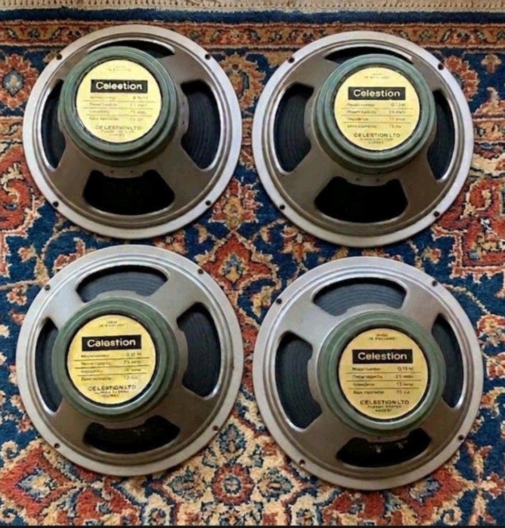 Celestion Greenbacks Pre-Rola Pulsonic 1970, Musique & Instruments, Amplis | Basse & Guitare, Enlèvement ou Envoi