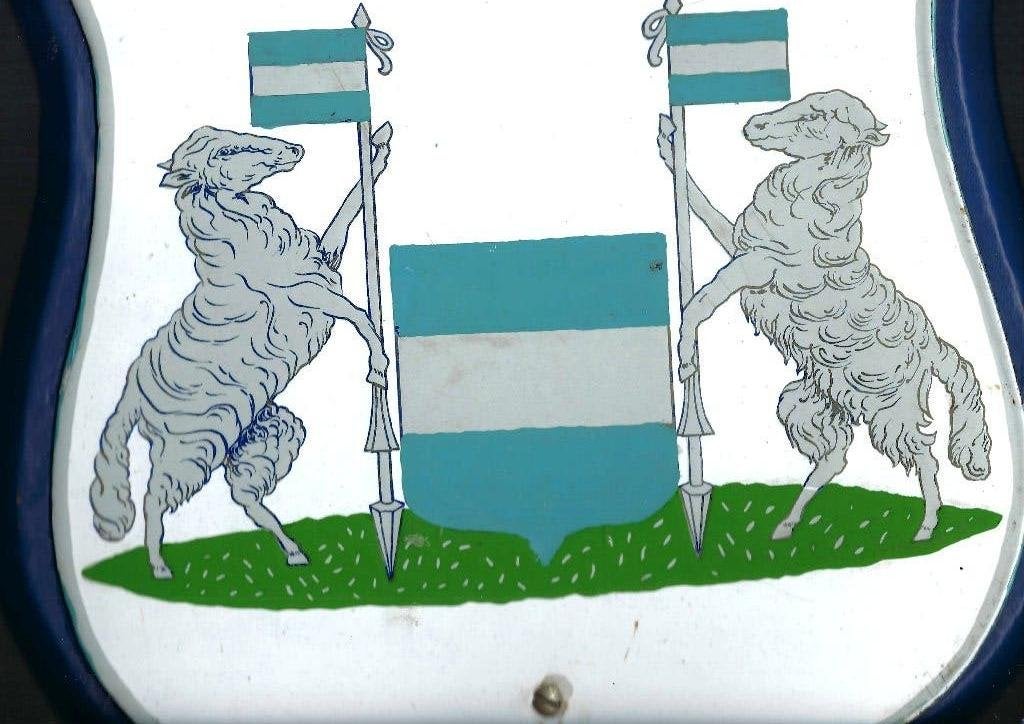 TIENEN emaille bord, Antiek en Kunst, Ophalen of Verzenden