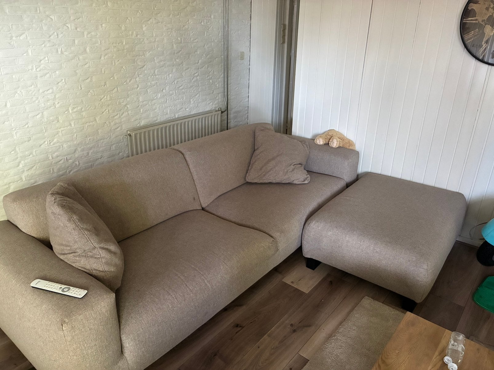 Gratis af te halen, zetel bank en stoel, tot zaterdag, Huis en Inrichting, Ophalen, Gebruikt, Stof