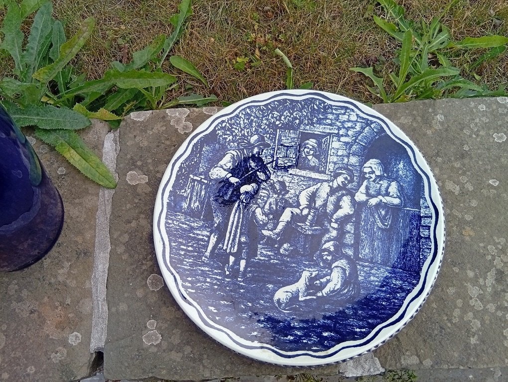 Boch Frères wandbord, Ophalen
