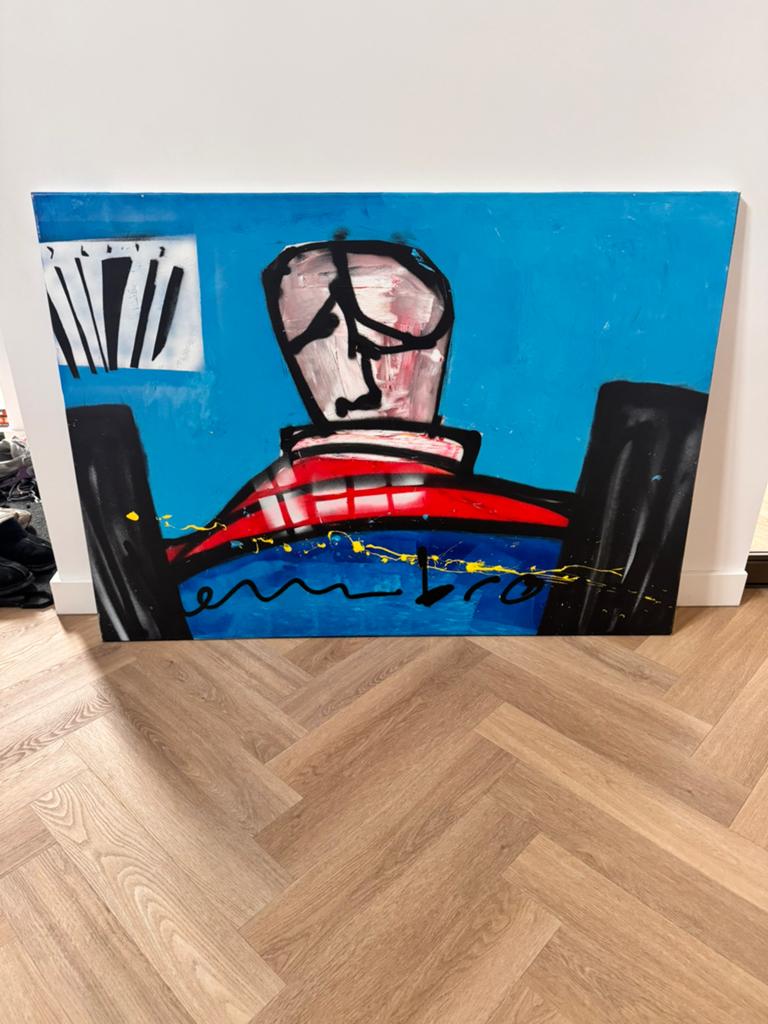 Herman brood schilderij, Antiek en Kunst, Kunst | Schilderijen | Modern, Ophalen