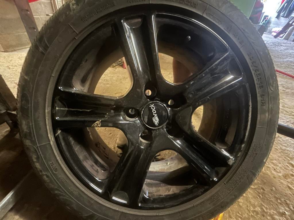 Velgen + winterbanden, Ophalen, Gebruikt, 16 inch, Banden en Velgen