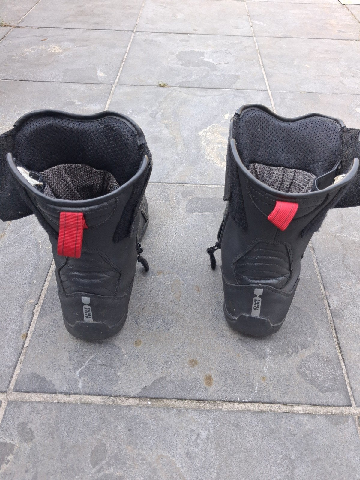 Motorbotten maat 43 , merk INX ,zwart, Ophalen