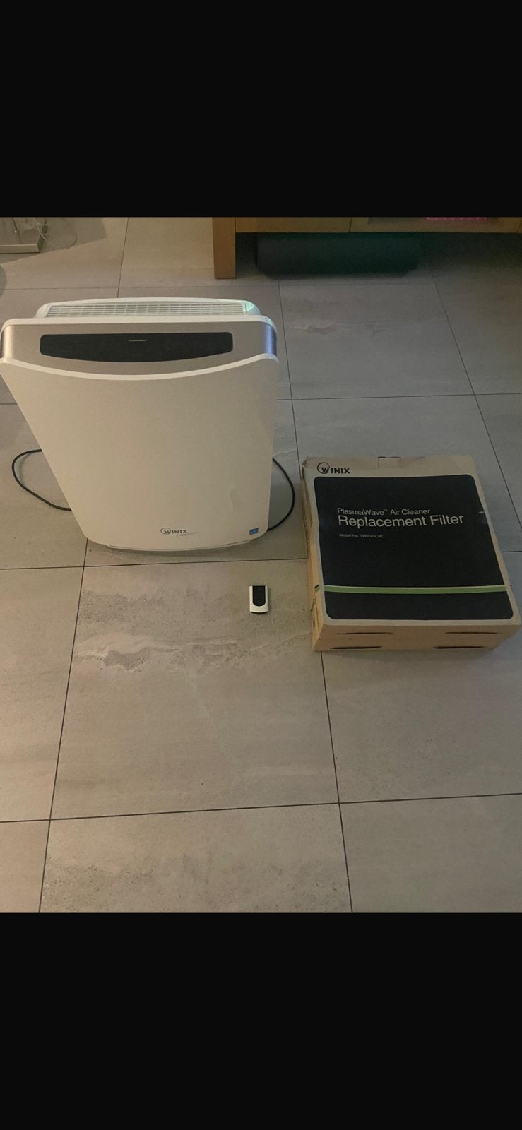 Pollution de l'air dans les lits isolés et 2 nouveau filtres, Enlèvement, Comme neuf, Télécommande