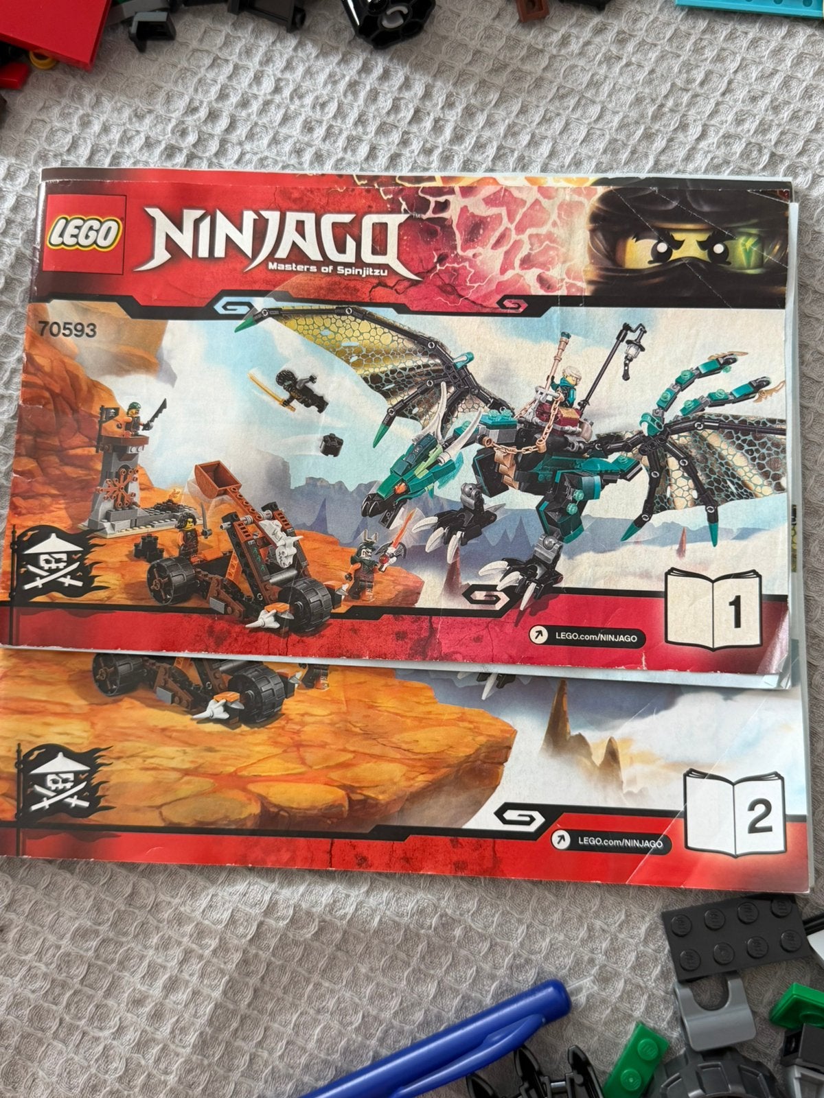 Lego ninjago set 70593, Ophalen, Zo goed als nieuw, Lego, Ninjago