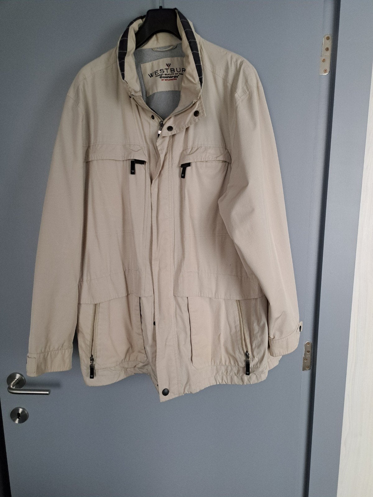 zomer jas  en regenjas  54 xxl, Vêtements | Hommes, Vestes | Été, Enlèvement, Comme neuf, Beige, Westbury
