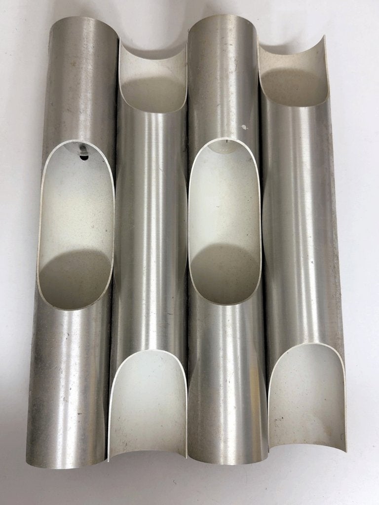 4 originele RAAK Amsterdam Fuga lamp – vintage 60/70s, Mid-Century / Space Age, Zo goed als nieuw, Metaal, E27 (groot)