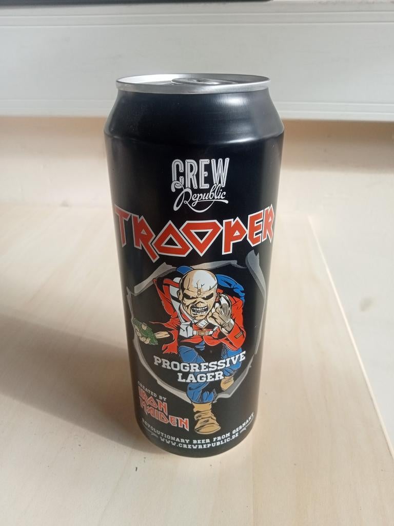 Trooper bier, Verzamelen, Ophalen, Zo goed als nieuw, Overige typen, Overige merken