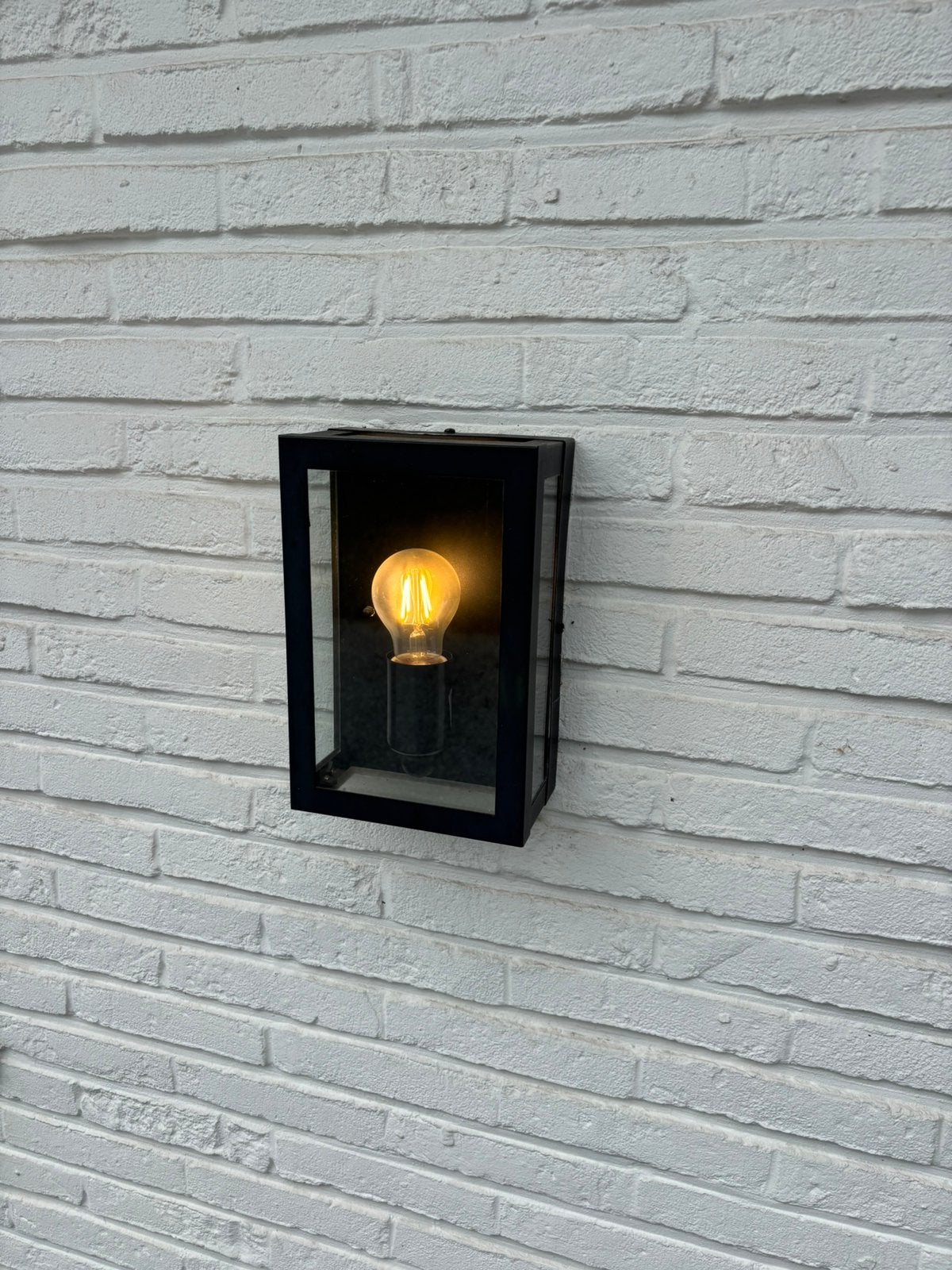 Buitenverlichting, Huis en Inrichting, Ophalen, Gebruikt, Zwart, Buitenlamp