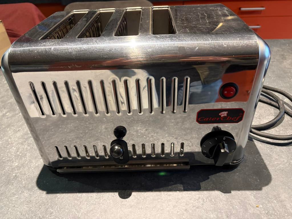 Caterchef toaster 4ATS, Electroménager, Enlèvement, Comme neuf