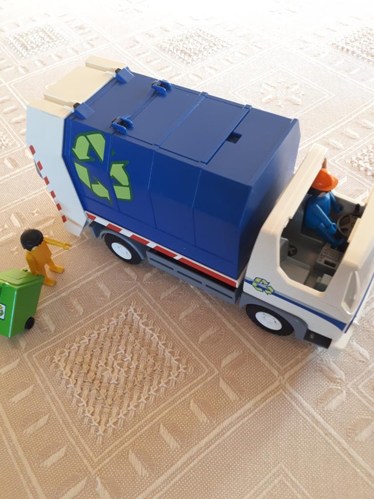 Vuilniswagen van playmobil, Ophalen of Verzenden