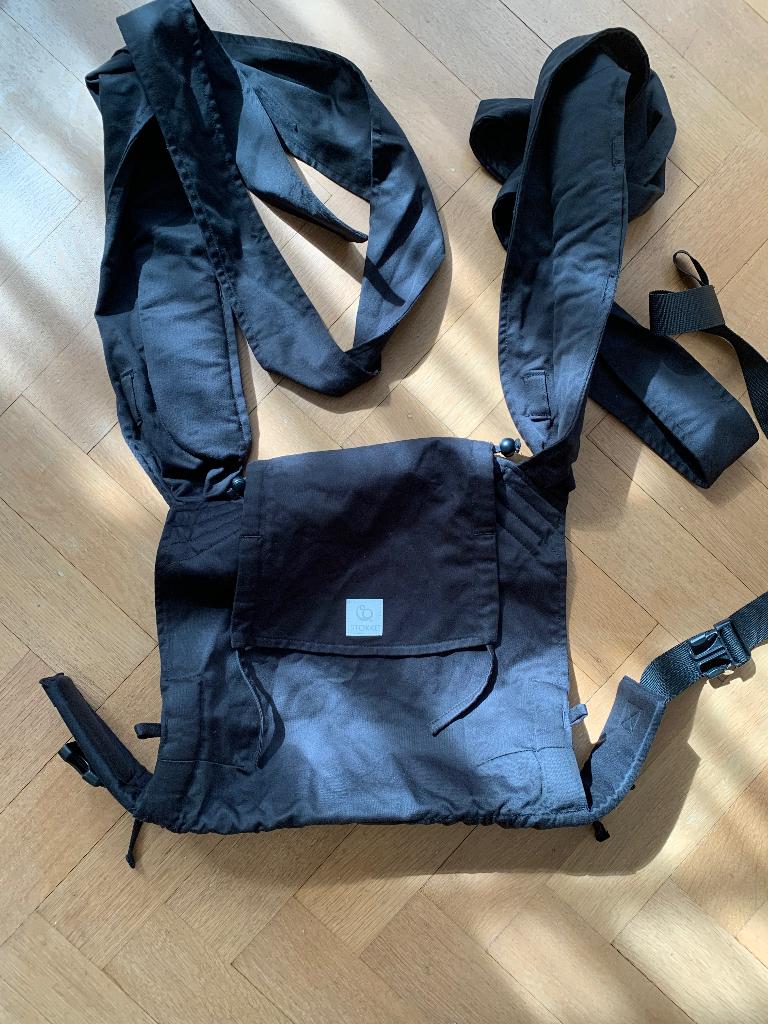 Draagzak stokke Limas Black OCS, Kinderen en Baby's, Babydragers en Draagdoeken, Overige merken, Buik of Rug, Nieuw, Ophalen of Verzenden