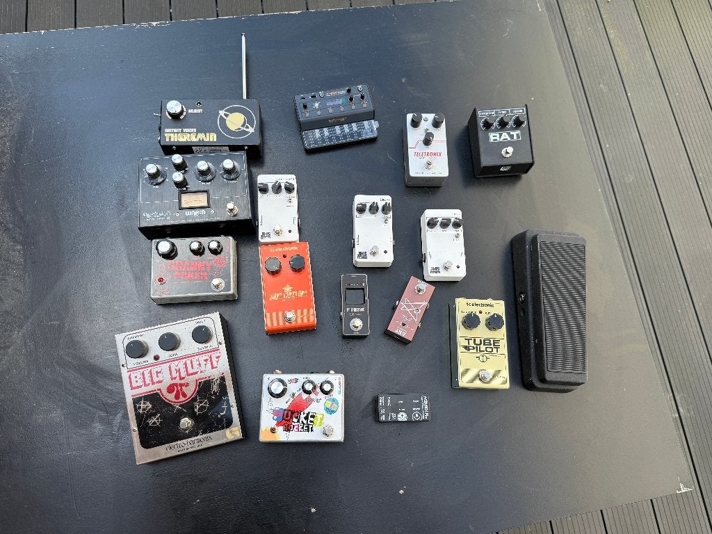 Gitaar effecten - Line 6, JHS, EHX, Universal Audio e.a., Muziek en Instrumenten, Effecten, Gebruikt, Distortion, Overdrive of Fuzz