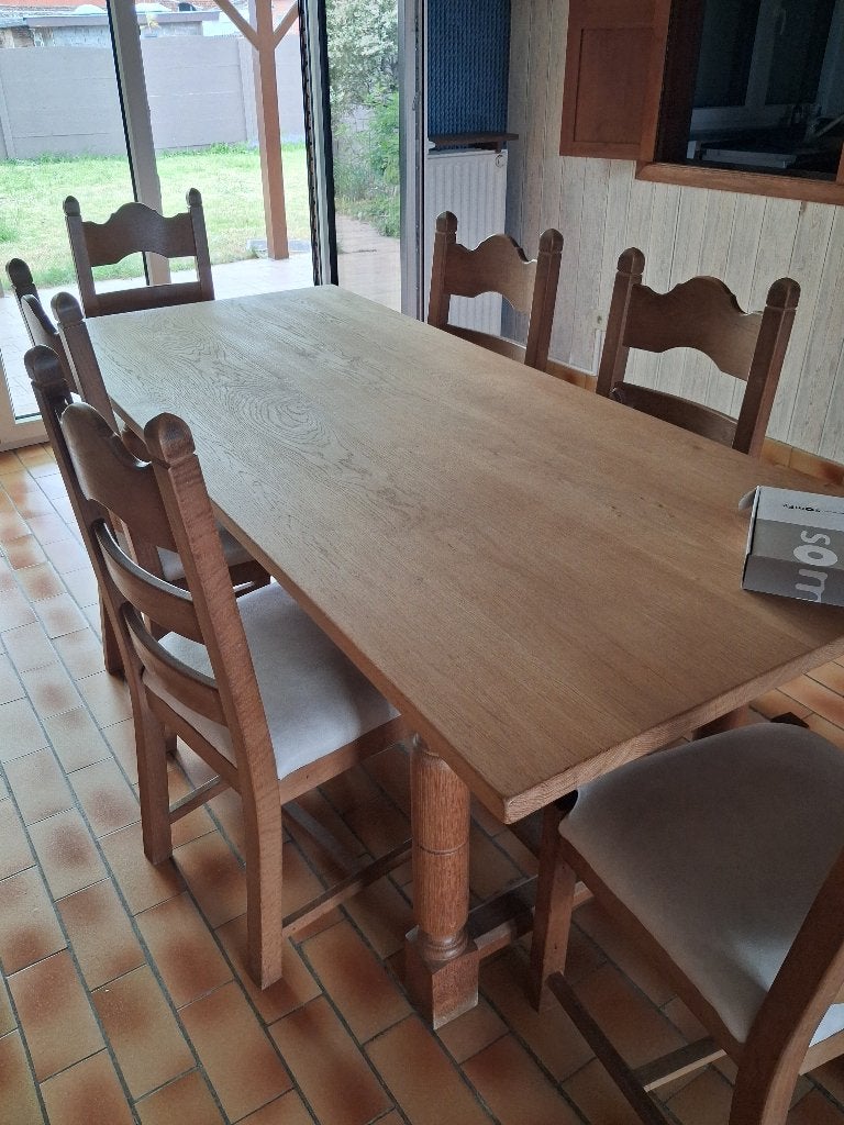 Meubles, Enlèvement, Utilisé, Chêne massif, 4 à 6 chaises