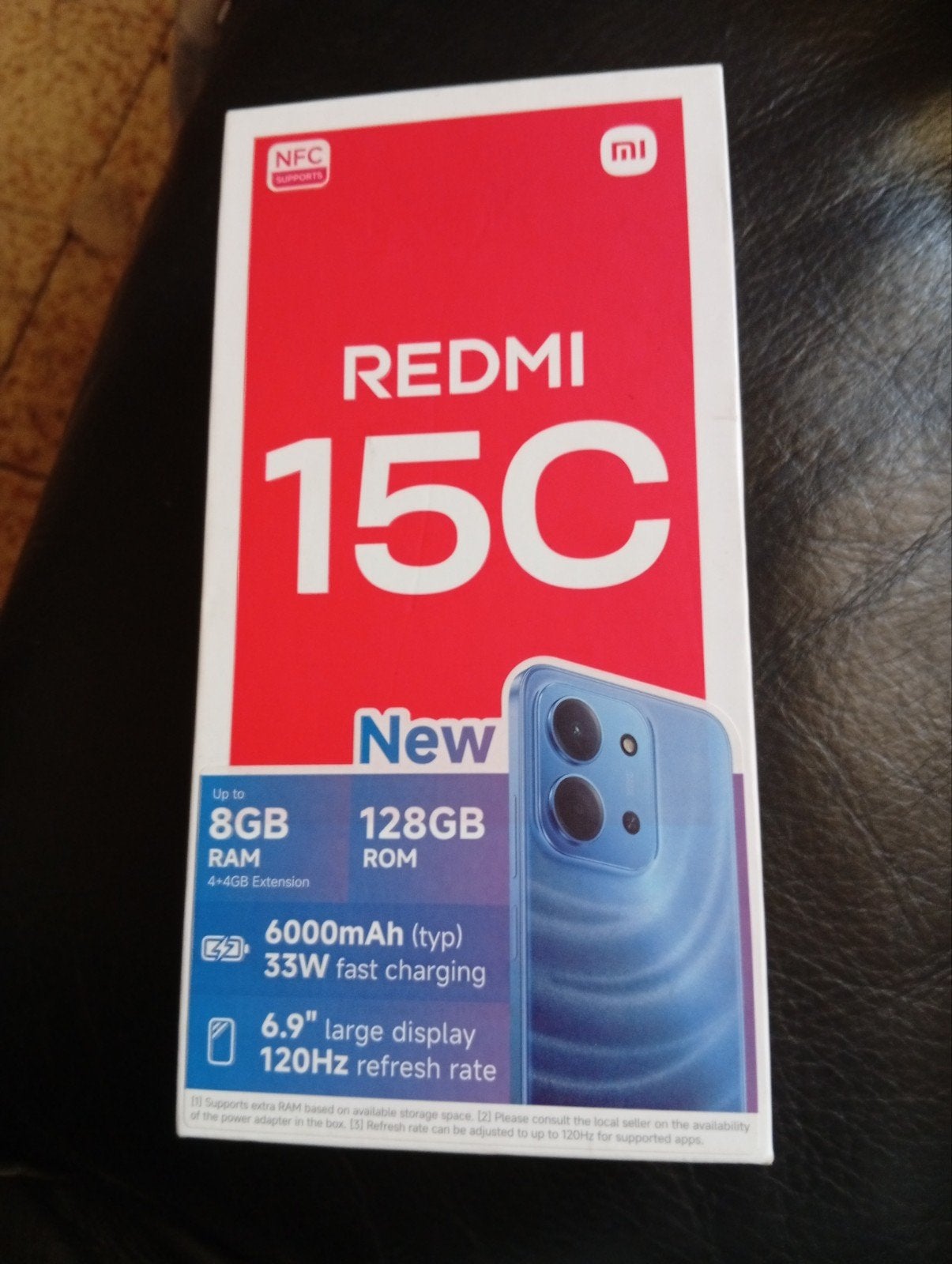 Xiaomi 15c 128Grom, 8RAM Redmi Black, Télécoms, Enlèvement