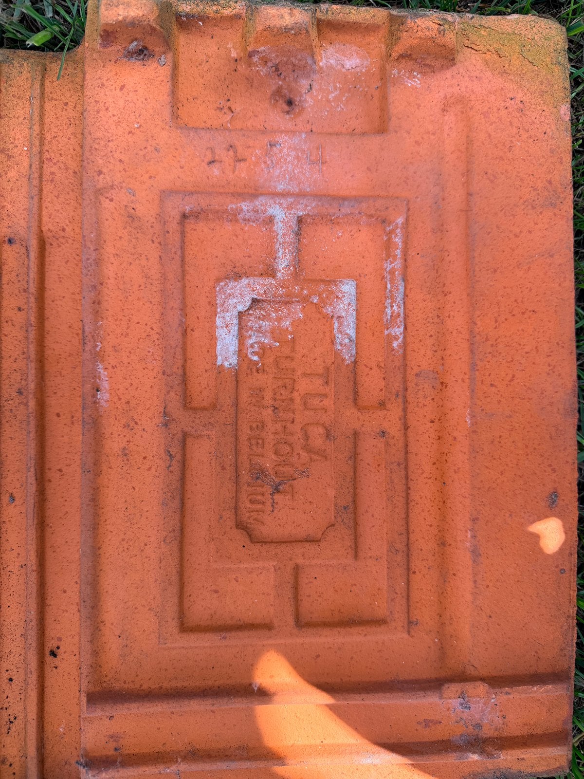 Tuca dakpannen, Doe-het-zelf en Bouw, Dakpannen en Dakbedekking, Ophalen, Gebruikt, Rood, Dakpannen
