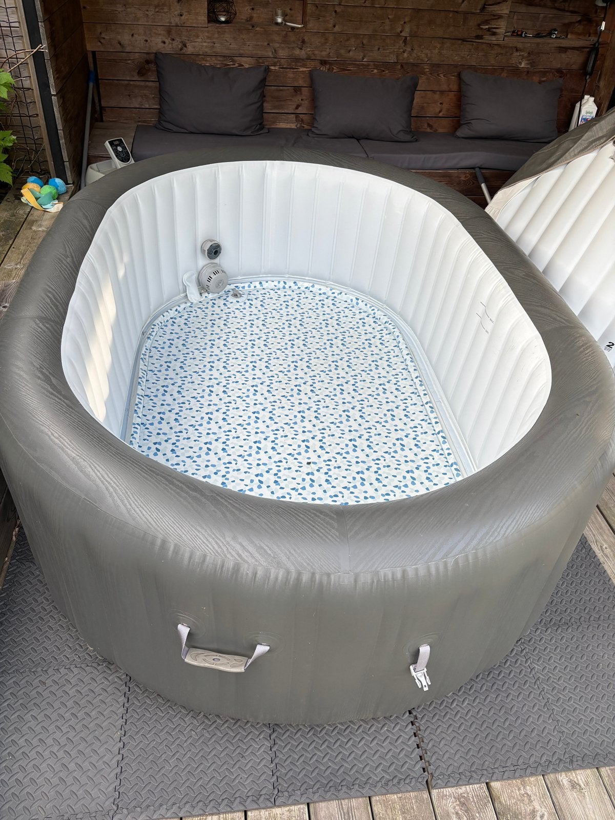Jacuzzi Lay-Z Spa Mauritius, Jardin & Terrasse, Enlèvement, Comme neuf