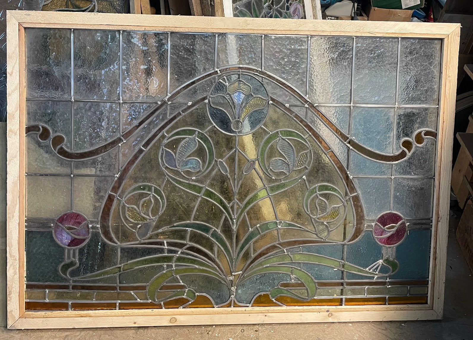 Glas in lood, Enlèvement, Comme neuf, Vitrail