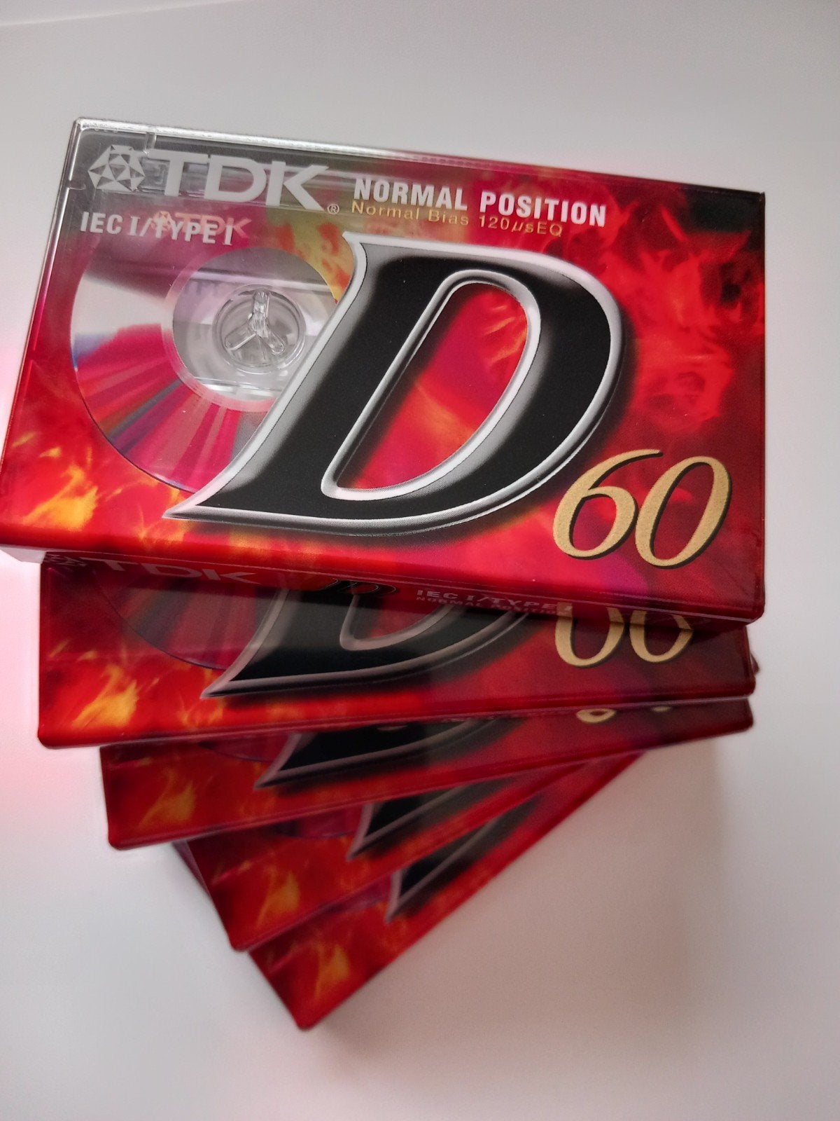 CASSETTE. 5 TDK IEC I/TYPE 1.. 60