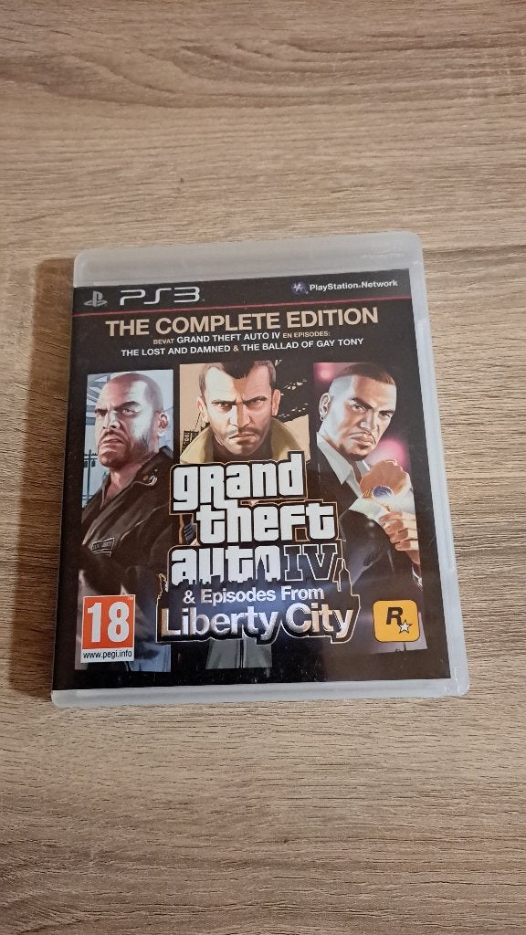 Grand Theft Auto 4 Complete Edition - PS3, Gebruikt, Vanaf 18 jaar, Shooter, 1 speler