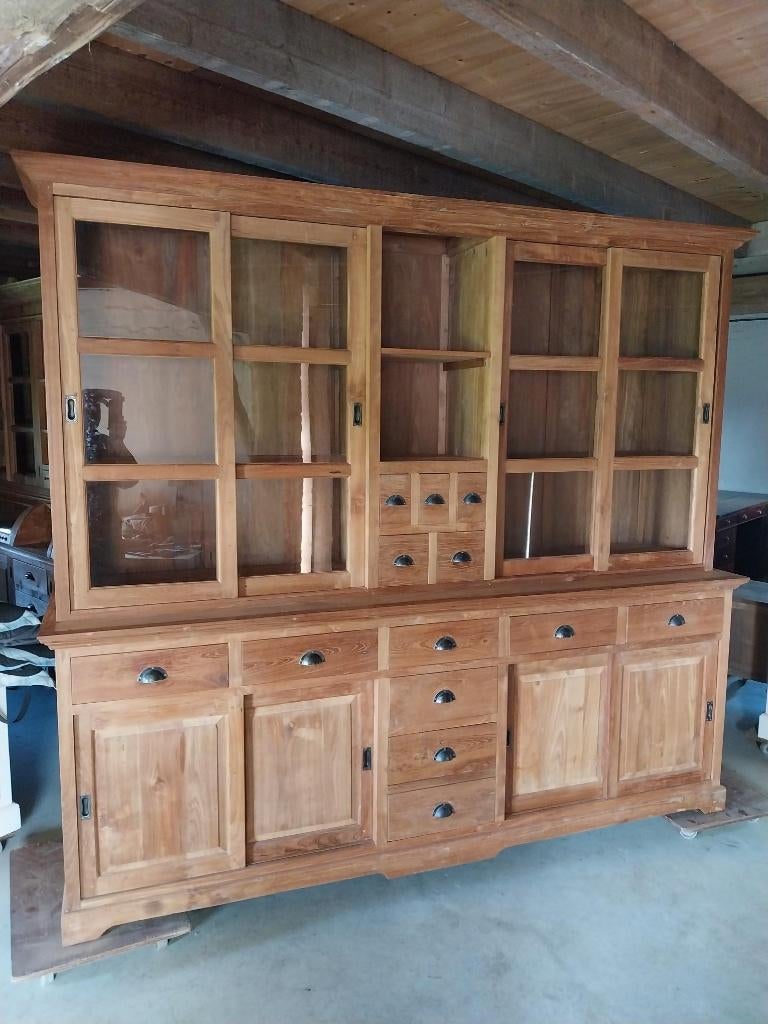 Showroommodel Teak Buffetkast 250 cm, Huis en Inrichting, Kasten | Buffetkasten, Zo goed als nieuw, 200 cm of meer, 200 cm of meer