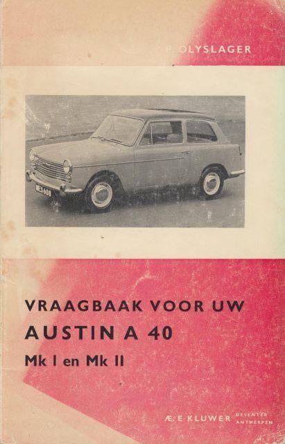 (a66) Vraagbaak voor uw Austin A 40 Mk I en Mk II, Boeken, Auto's | Boeken, Verzenden, Gelezen