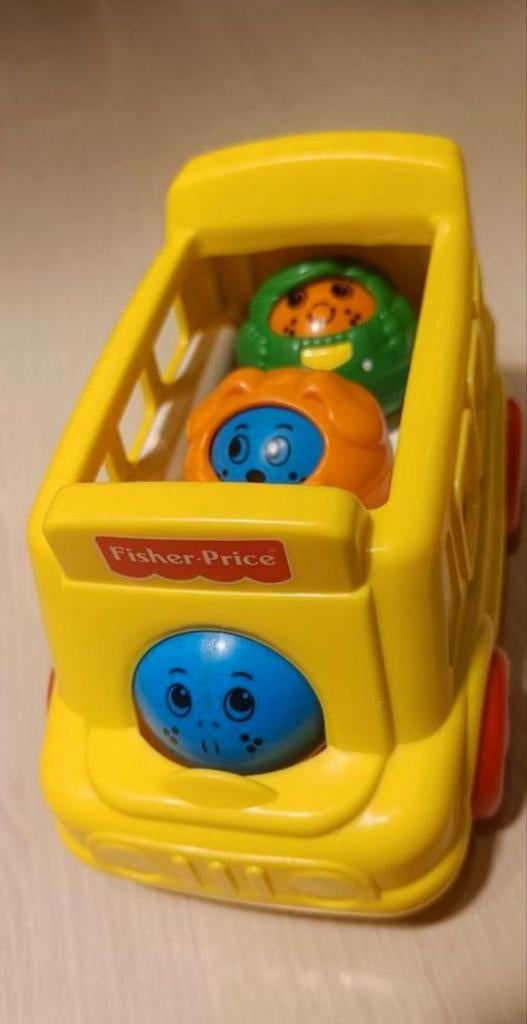 Fisher Price roll around bus vintage 1995, Enlèvement ou Envoi