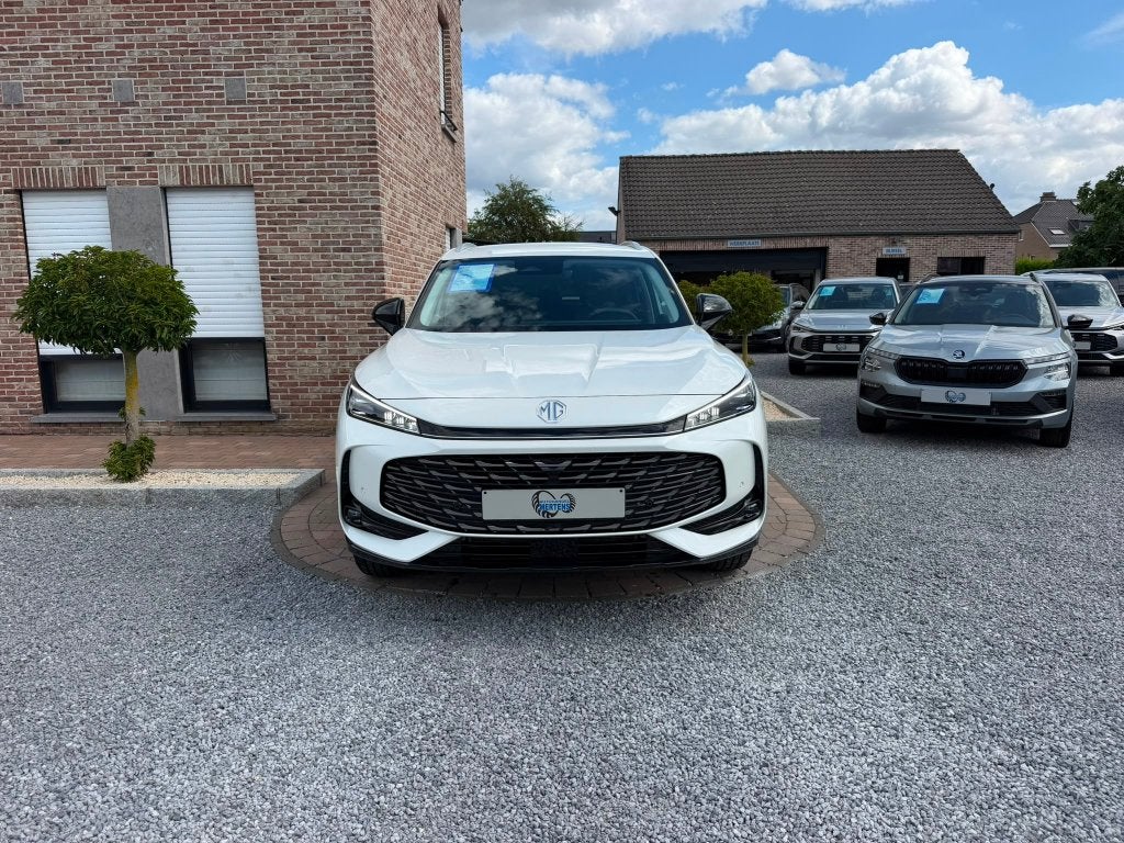 MG HS Hybrid+ 1.5 Luxury 224PK 7J/FABRIEKSWAARBORG NIEUW 0KM, Autos, MG, Cuir, Achat, Euro 6, Entreprise