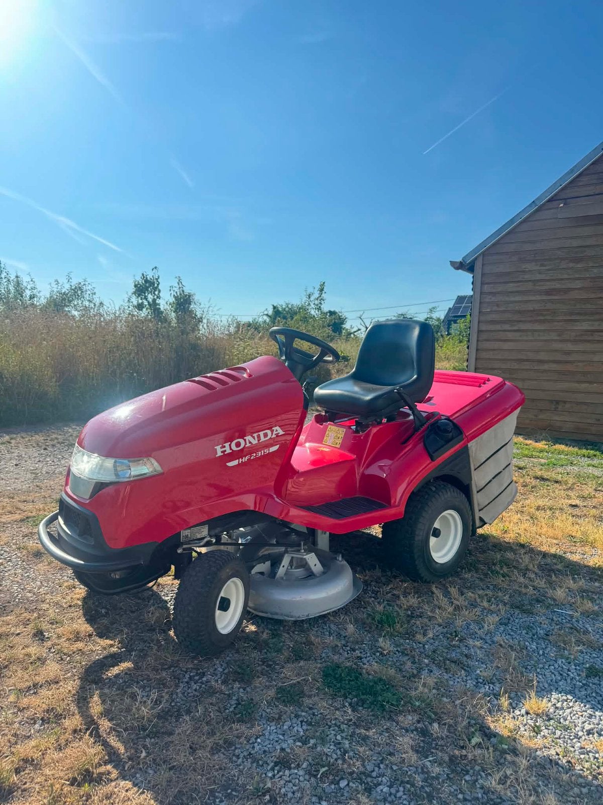 Honda 2315 2 cilinder, Tuin en Terras, Zitmaaiers, Verzenden, Zo goed als nieuw