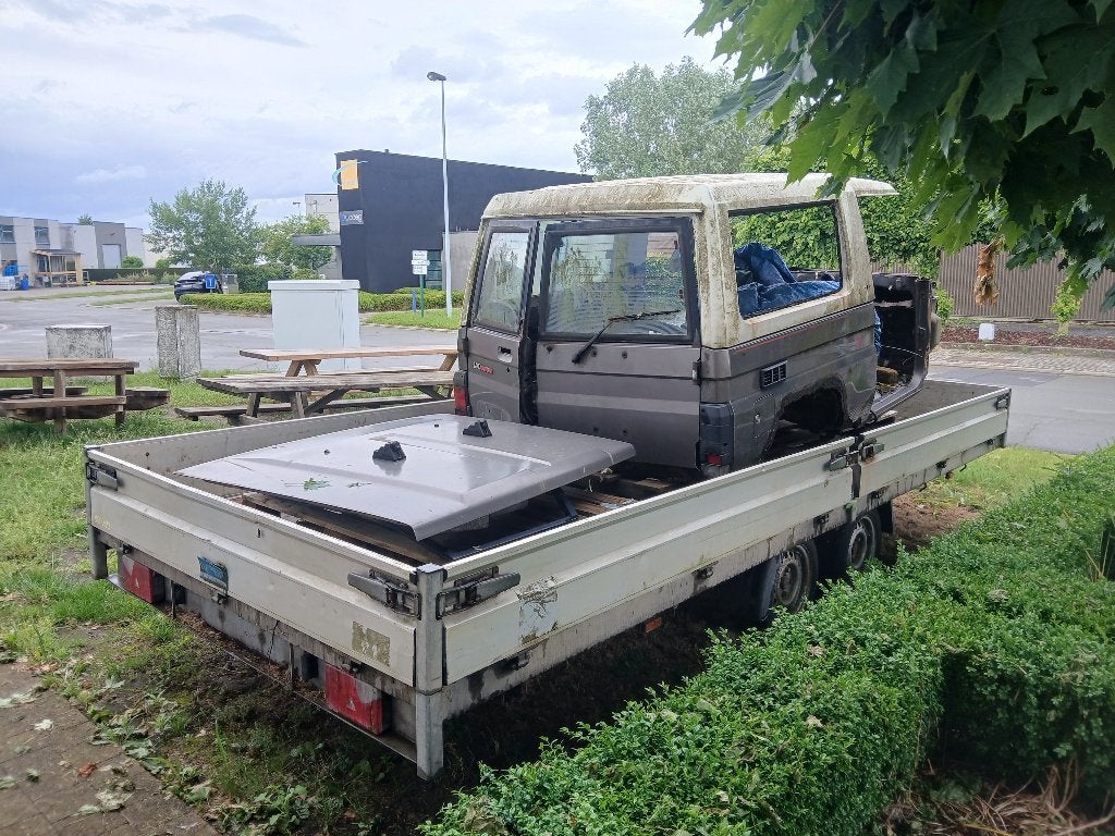 Aanhangwagen Hapert, Ophalen, Gebruikt
