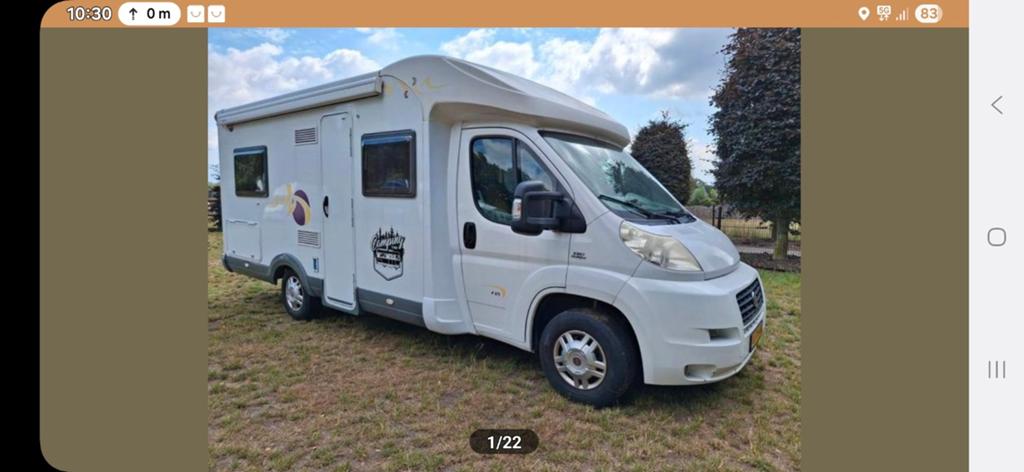 Mobilhome Mooveo - P673  Fiat Ducato 130 PK, Caravans en Kamperen, Diesel, Fiat, Fiat