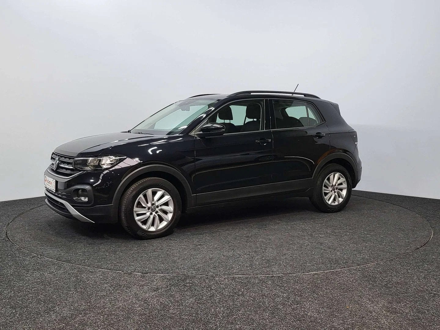 Volkswagen T-Cross 1.0 TSI | 2021 | 115.141 km | Airco | Cam, Auto's, Gebruikt, Zwart, Adaptive Cruise Control, Bedrijf