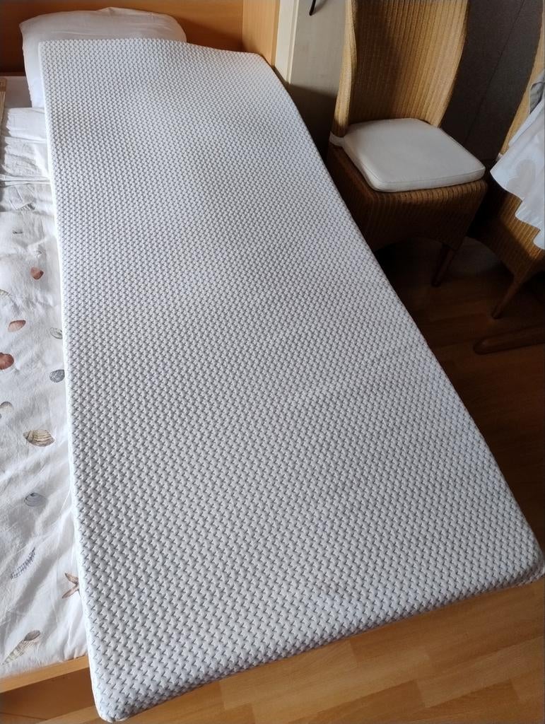 Dekmatrassen Wellpur als nieuw,2x eenpersoons topmatras, Huis en Inrichting, Slaapkamer | Matrassen en Bedbodems, Ophalen