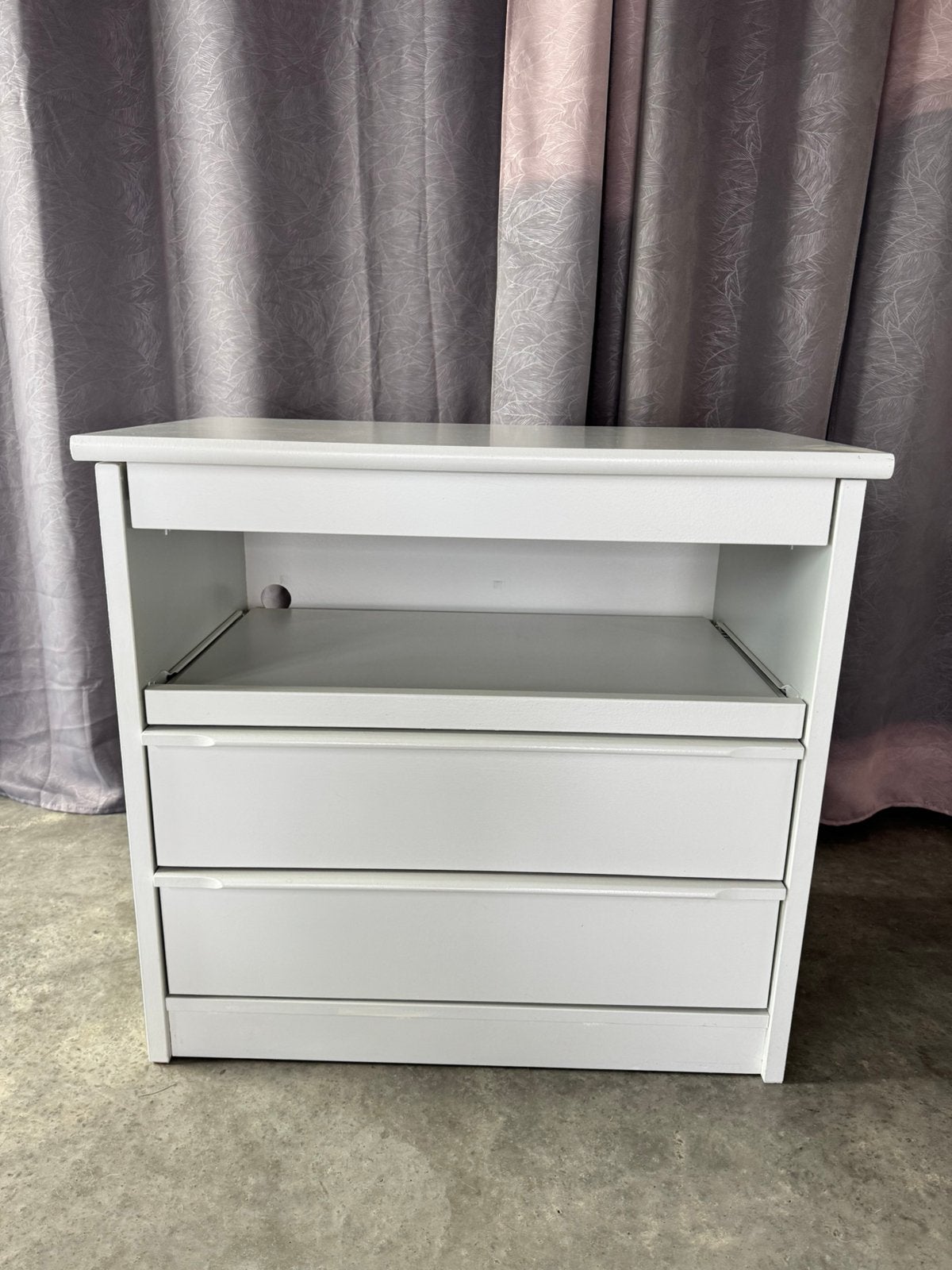 Armoire de bureau/armoire d'imprimante gris clair, 70 à 120 cm, 70 à 120 cm, Enlèvement, Utilisé