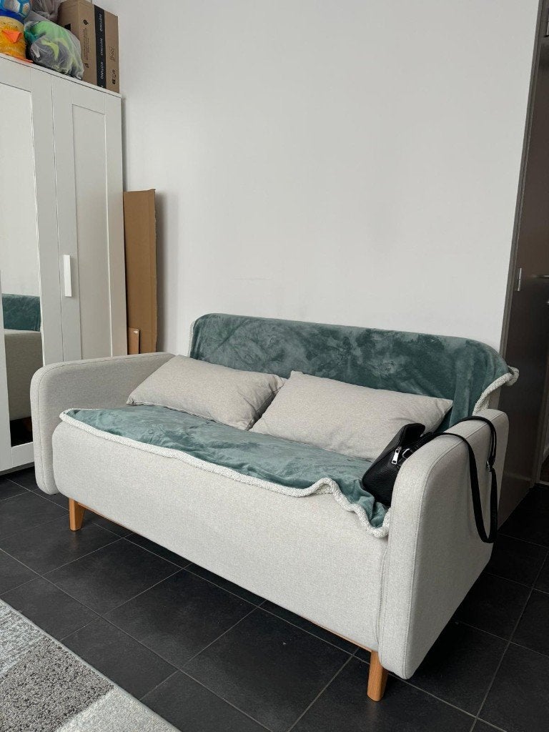 Canapé convertible maison du monde, 75 à 100 cm, Comme neuf, Enlèvement, Deux personnes