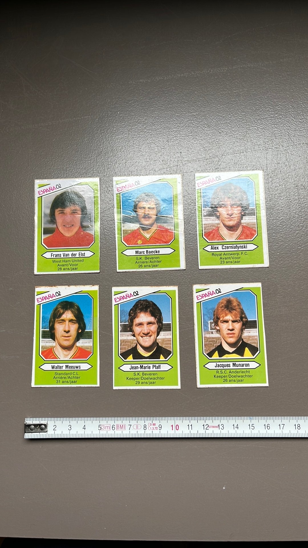 Stickers voetbal WK Spanje 1982, Ophalen of Verzenden, Zo goed als nieuw