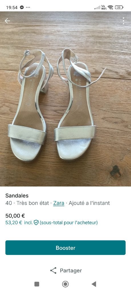 SANDALES, Kleding | Dames, Schoenen, Autre, Overige kleuren, Verzenden, Zo goed als nieuw