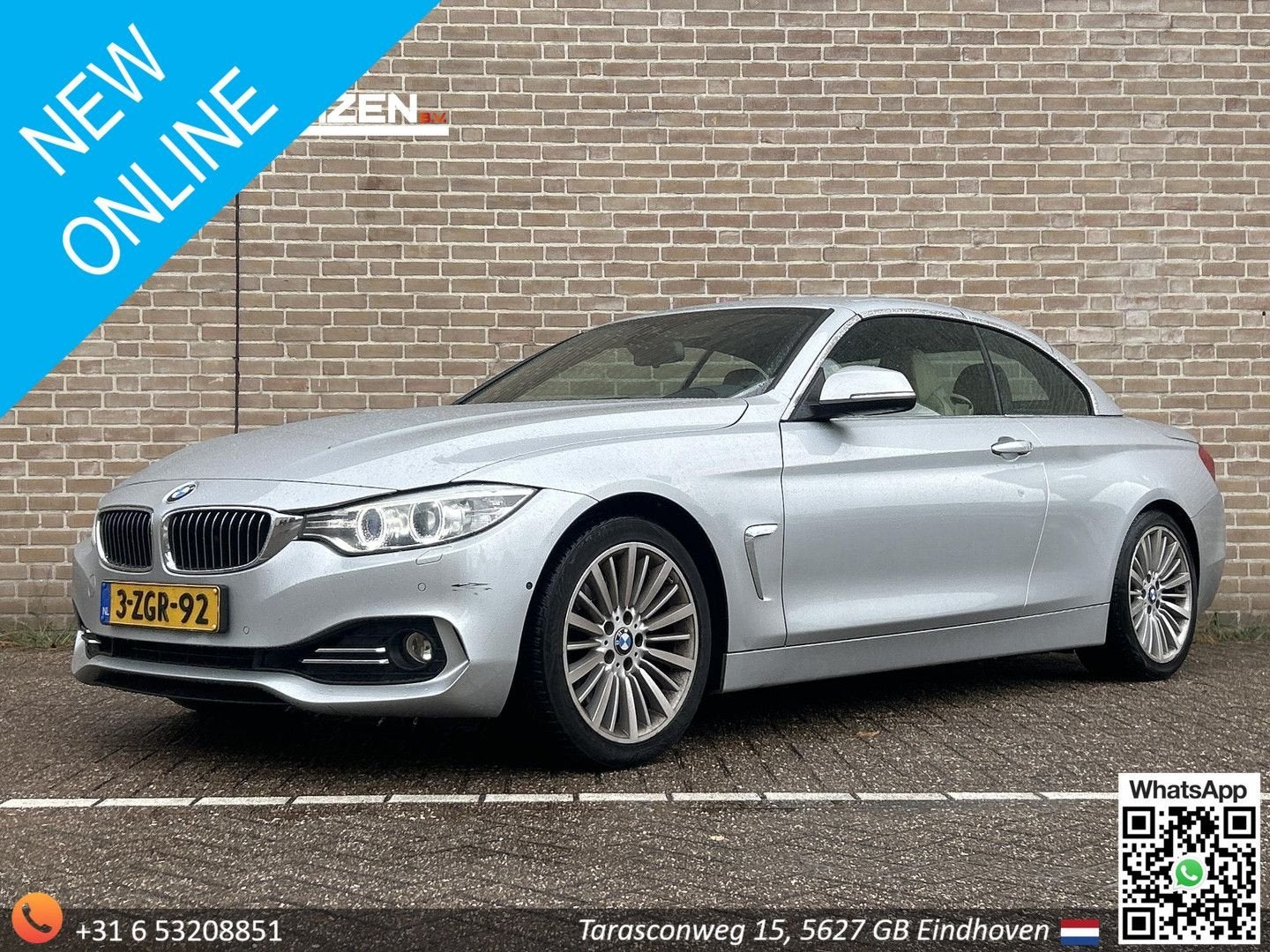 BMW 428 4-serie Cabrio 428i High Executive | Automaat | Lede, Auto's, BMW, Automaat, Beige, Cabriolet, 4 Reeks