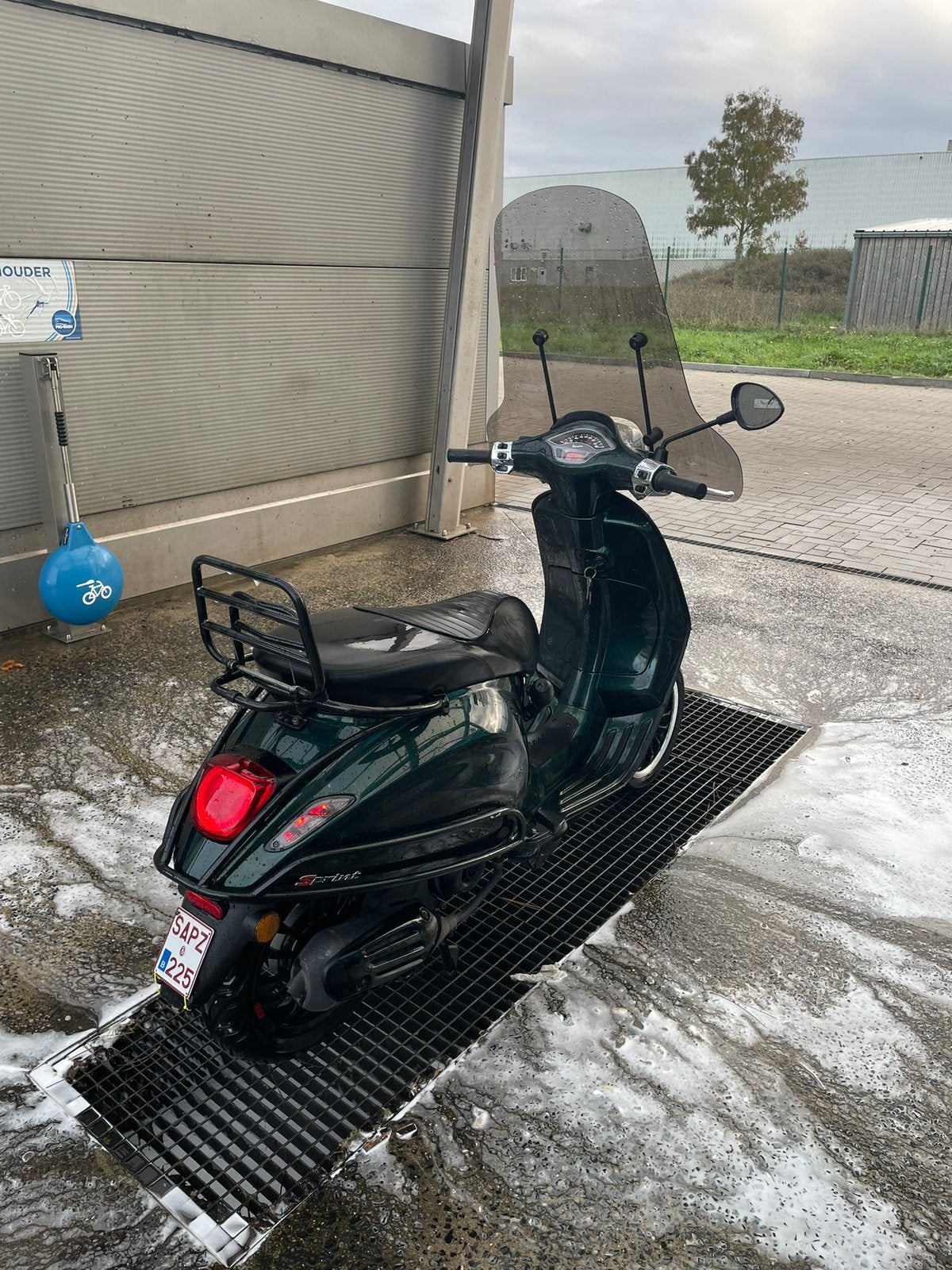 Vespa sprint 2014, Ophalen, Zo goed als nieuw